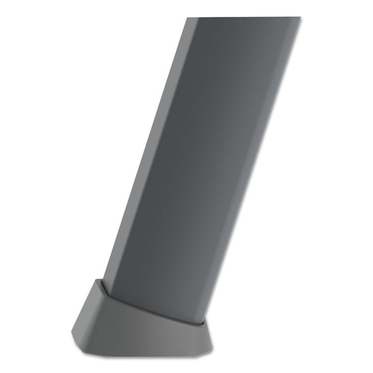 Quantum Heavy Duty Display Easel, 35.62" to 61.22" Tall, Plastic, Black, Supports Up to 25 lb