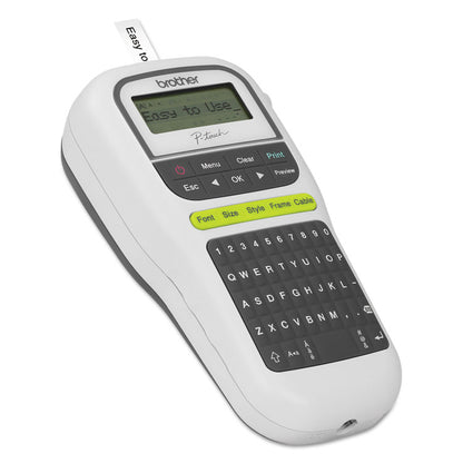 PT-H110 Easy Portable Label Maker, 2 Lines, 4.5 x 6.13 x 2.5