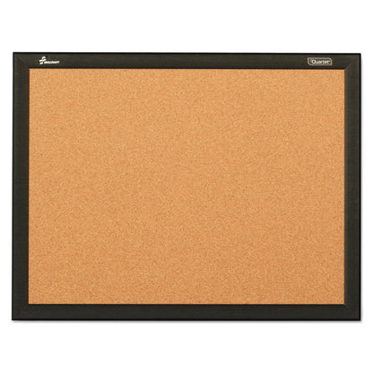 7195016511284, SKILCRAFT Cork Board, 36" x 24", Natural Tan Surface, Black Aluminum Frame