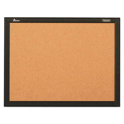 7195016511298, SKILCRAFT Cork Board, 24" x 18", Natural Tan Surface, Black Aluminum Frame