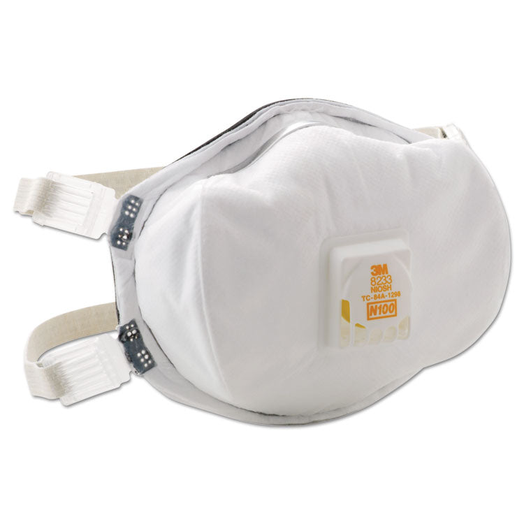 Particulate Respirator 8233, N100, Standard Size, 20/Carton