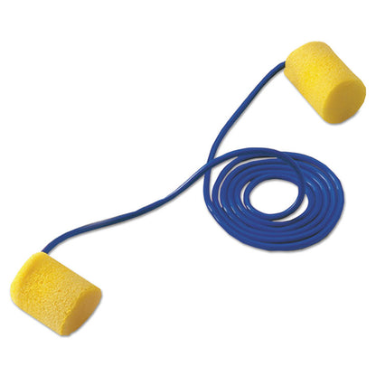 E-A-RClassic Earplugs, Corded, 29 dB NRR, One Size Fits Most, Yellow Cylindrical Plugs, 200 Pairs/Box