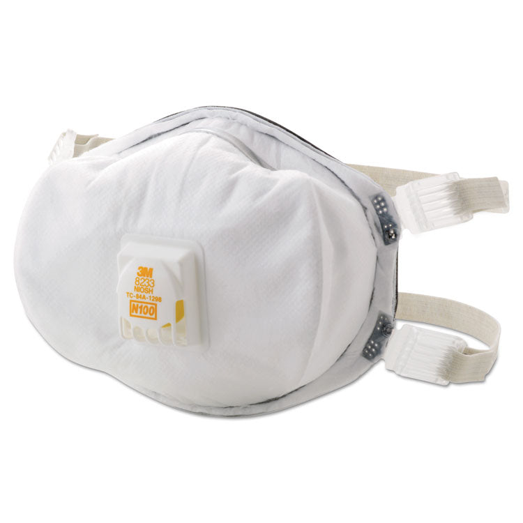 Particulate Respirator 8233, N100, Standard Size, 20/Carton