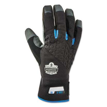Proflex 817 Reinforced Thermal Utility Gloves, EN388: 3423X, 2X-Large, Black, Pair