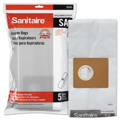 Style SA Disposable Dust Bags with Allergen Filtration for SC3700A, 5/Pack, 10 Packs/Carton