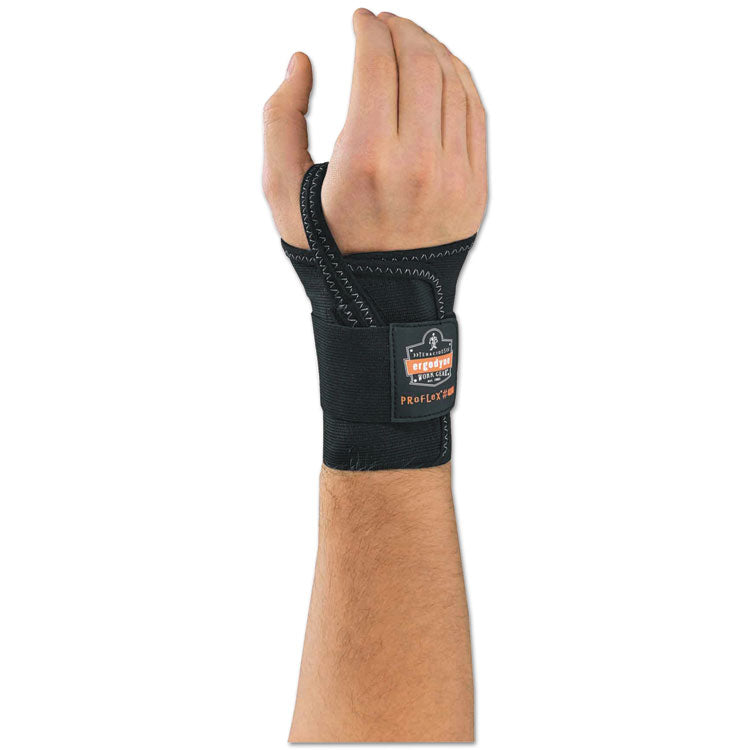 ProFlex 4000 Single Strap Wrist Support, Medium, Fits Left-Hand, Black
