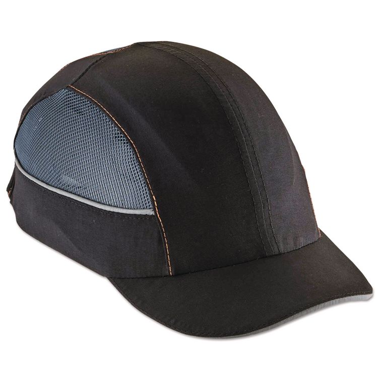 Skullerz 8960 Bump Cap with LED Lighting, Long Front Brim, 3X-Small to Large (Up to 7.5), 0.01" Insert, Navy