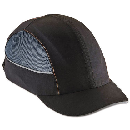 Skullerz 8960 Bump Cap with LED Lighting, Long Front Brim, 3X-Small to Large (Up to 7.5), 0.01" Insert, Navy