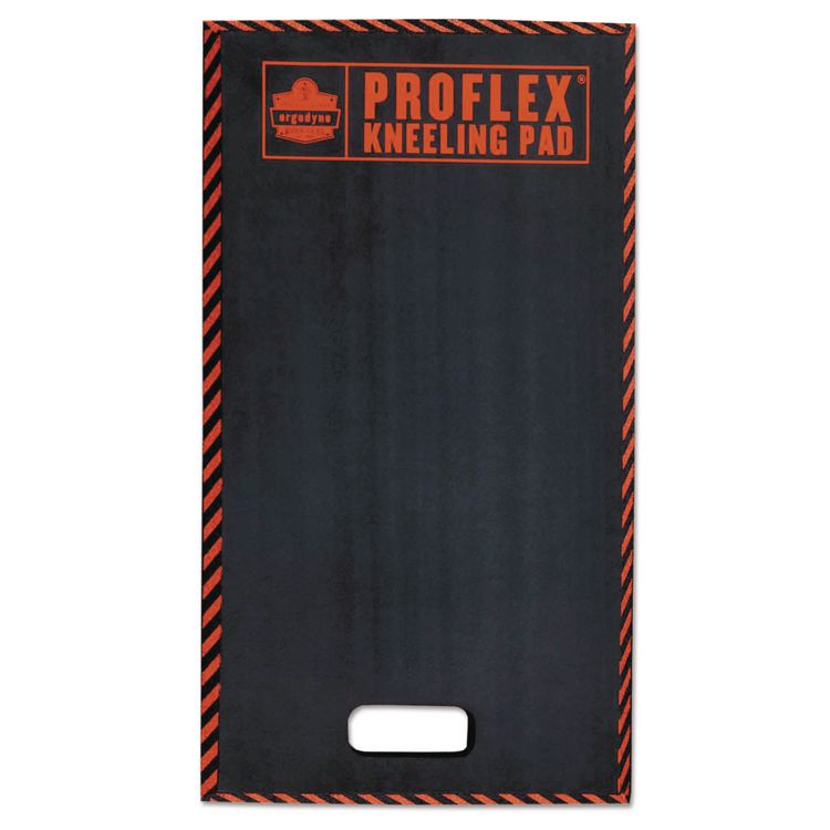 ProFlex 385 Large Kneeling Pad, Rectangular, Black Textured Surface, 16" x 28"