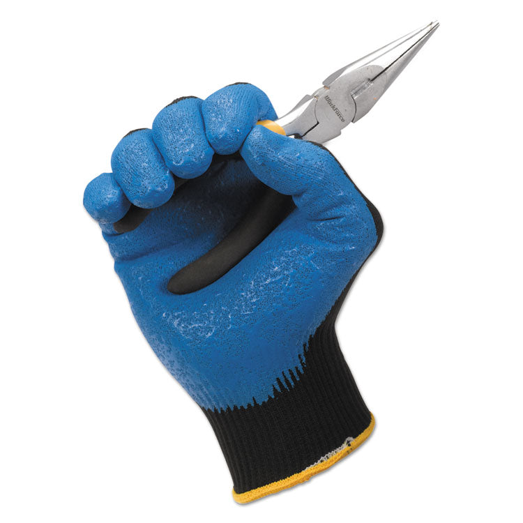 G40 Foam NITRILE Coated Gloves, EN388: 3121X, 9.84" Long, X-Large (Size 10), Blue/Black, 12 Pairs