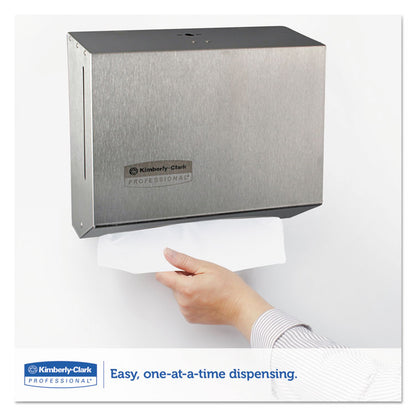Windows Scottfold Compact Towel Dispenser, 10.6 x 4.75 x 9, Stainless Steel