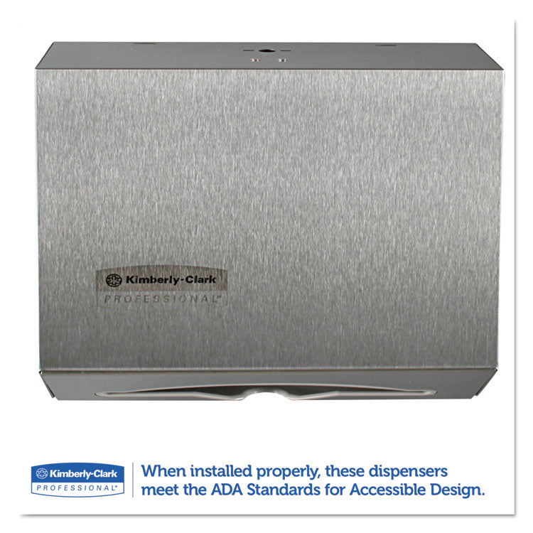 Windows Scottfold Compact Towel Dispenser, 10.6 x 4.75 x 9, Stainless Steel