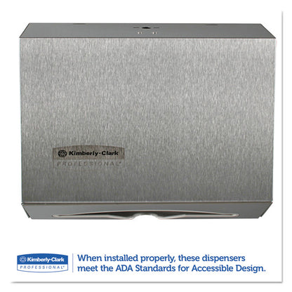 Windows Scottfold Compact Towel Dispenser, 10.6 x 4.75 x 9, Stainless Steel