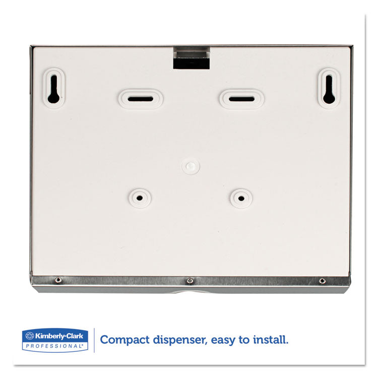 Windows Scottfold Compact Towel Dispenser, 10.6 x 4.75 x 9, Stainless Steel