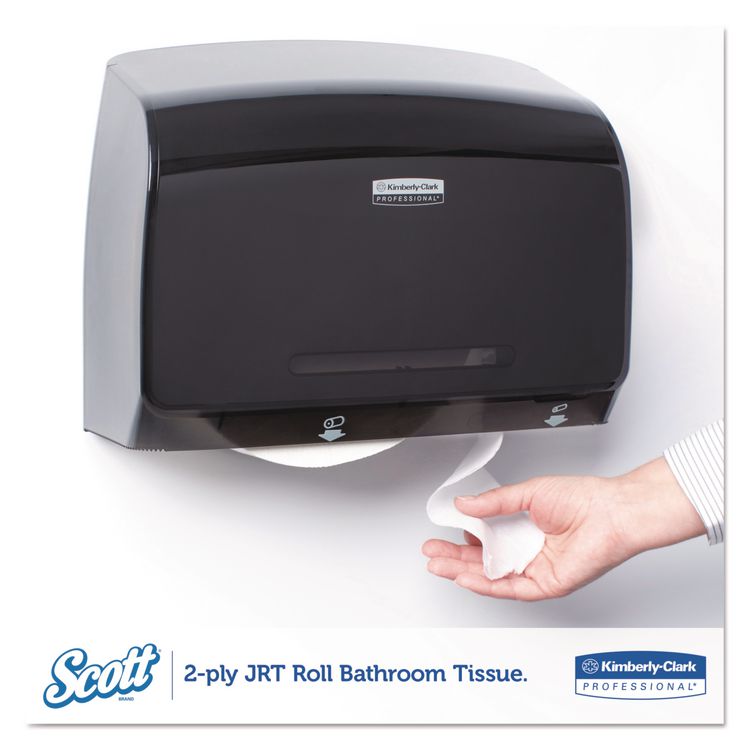 Essential JRT Extra Long Bathroom Tissue, Septic Safe, 2-Ply, 3.55" x 2,000 ft, White, 6 Rolls/Carton