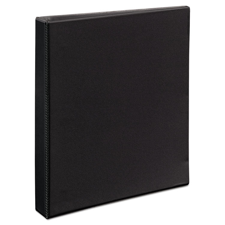 Heavy-Duty View Binder with DuraHinge and One Touch EZD Rings, 3 Rings, 1" Capacity, 11 x 8.5, Black