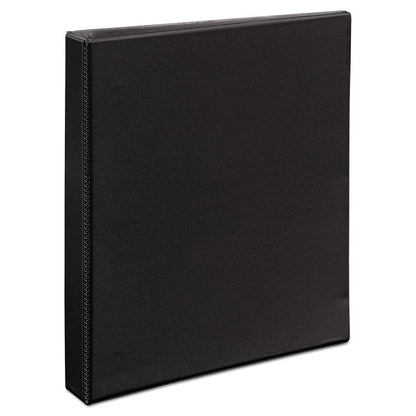 Heavy-Duty View Binder with DuraHinge and One Touch EZD Rings, 3 Rings, 1" Capacity, 11 x 8.5, Black