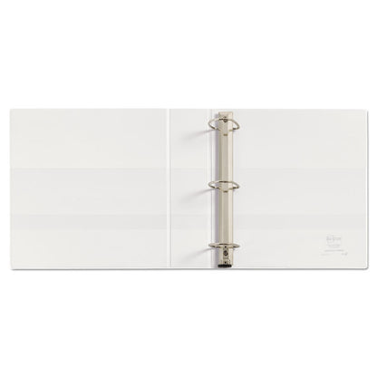 Heavy-Duty View Binder with DuraHinge and One Touch EZD Rings, 3 Rings, 2" Capacity, 11 x 8.5, White
