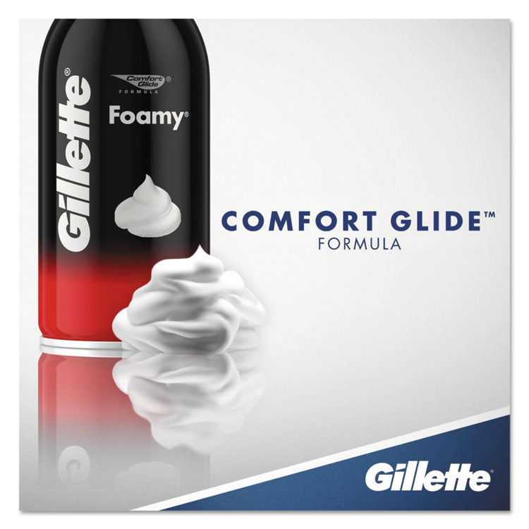 Foamy Shave Cream, Original Scent, 11 oz Aerosol Spray Can, 12/Carton