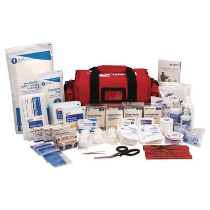 First Responder Kit, 158 Pieces, Nylon Fabric Case