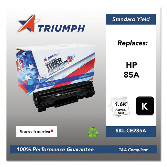 751000NSH1100 Remanufactured CE285A (85A) Toner, 1,600 Page-Yield, Black