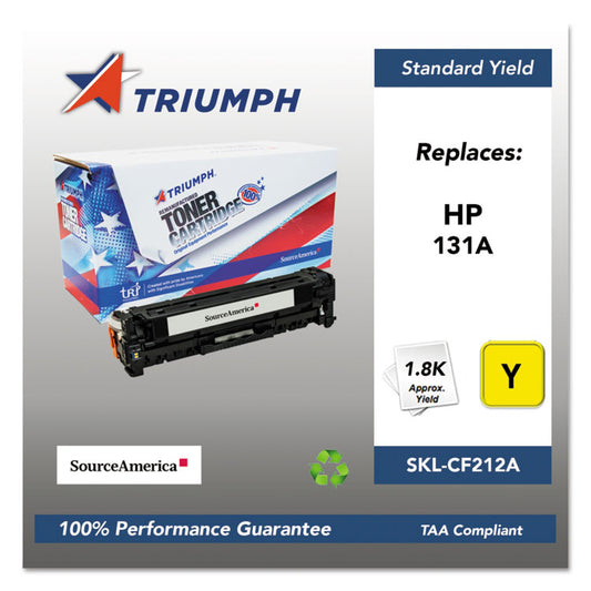 751000NSH1400 Remanufactured CF212A (131A) Toner, 1,800 Page-Yield, Yellow