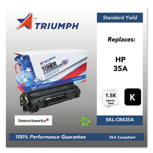 751000NSH0962 Remanufactured CB435A (35A) Toner, 1,500 Page-Yield, Black