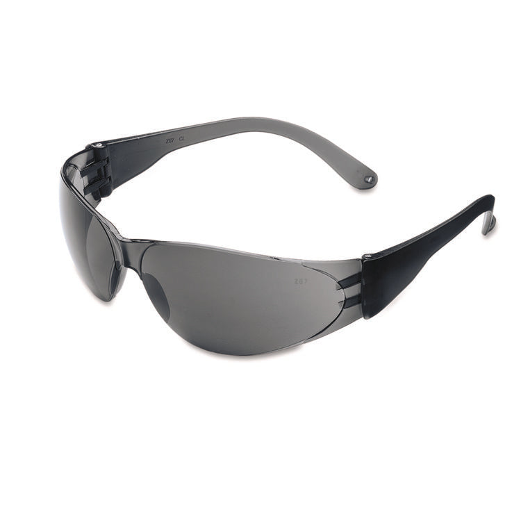 Checklite Safety Glasses, Frameless, Gray Single Hard Coat Scratch-Resistant Lens