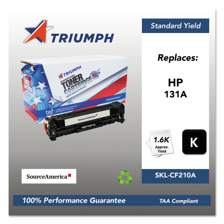 751000NSH1397 Remanufactured CF210A (131A) Toner, 1,500 Page-Yield, Black