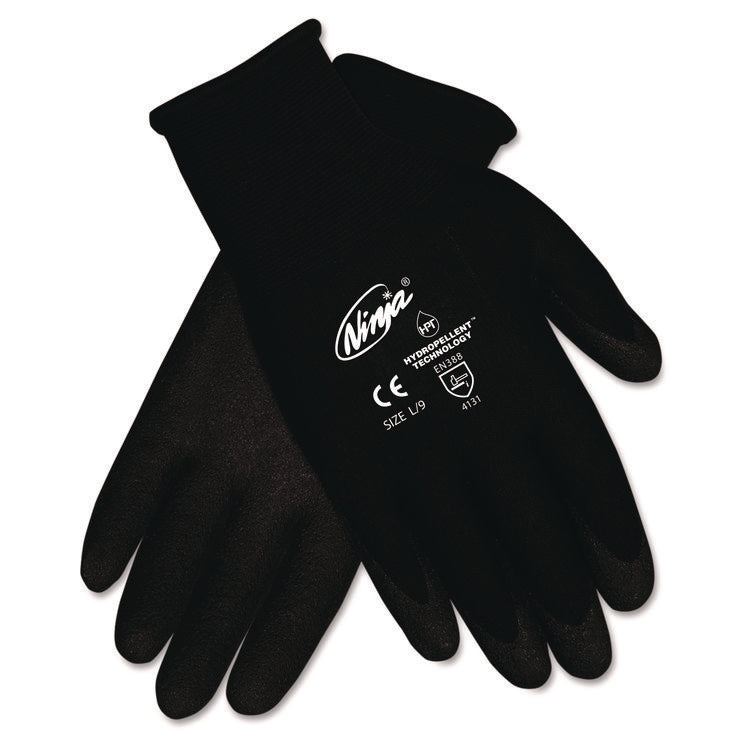 Ninja HPT Gloves, EN388: 4131, Small, Black, Pair