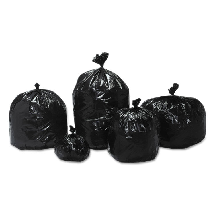 8105013862289, SKILCRAFT Low-Density Trash Can Liners, 10 gal, 1 mil, 24" x 24", Black/Brown, Flat Pack, 250/Carton