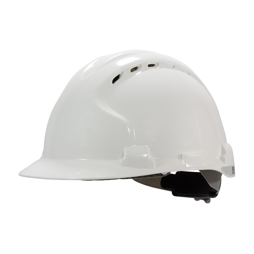 PIP Vent II Hardhat Hdpe Shell Wheel Ratchet WHT