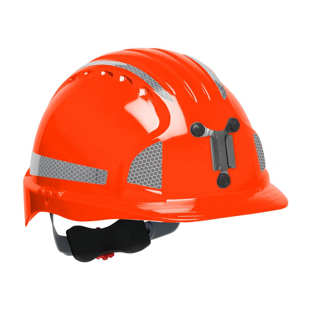 PIP Brim Mine Hardhat Hdpe Shell CR2 Reflect Kit ORG