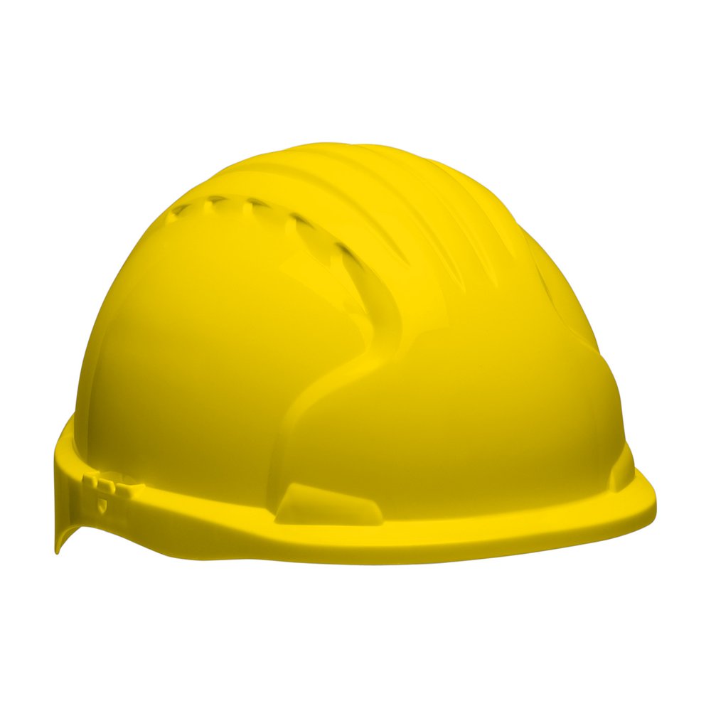 PIP Shortbrim Hardhat Hdpe Shell 6-PT Poly. Susp YEL