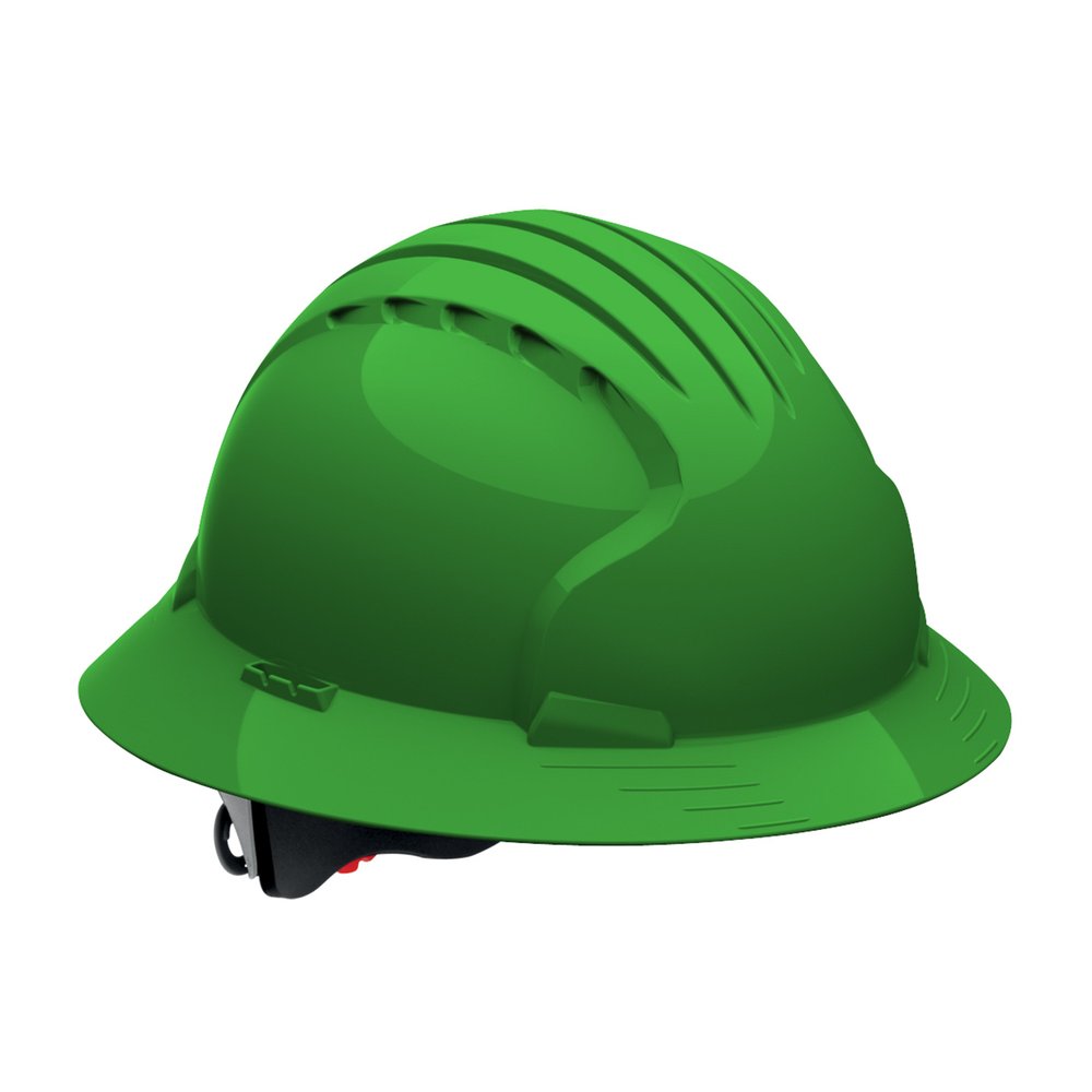 PIP FB Hard Hat W/HDPE Shell 6-PT Poly SUSP/WHL RAT, 10/Case