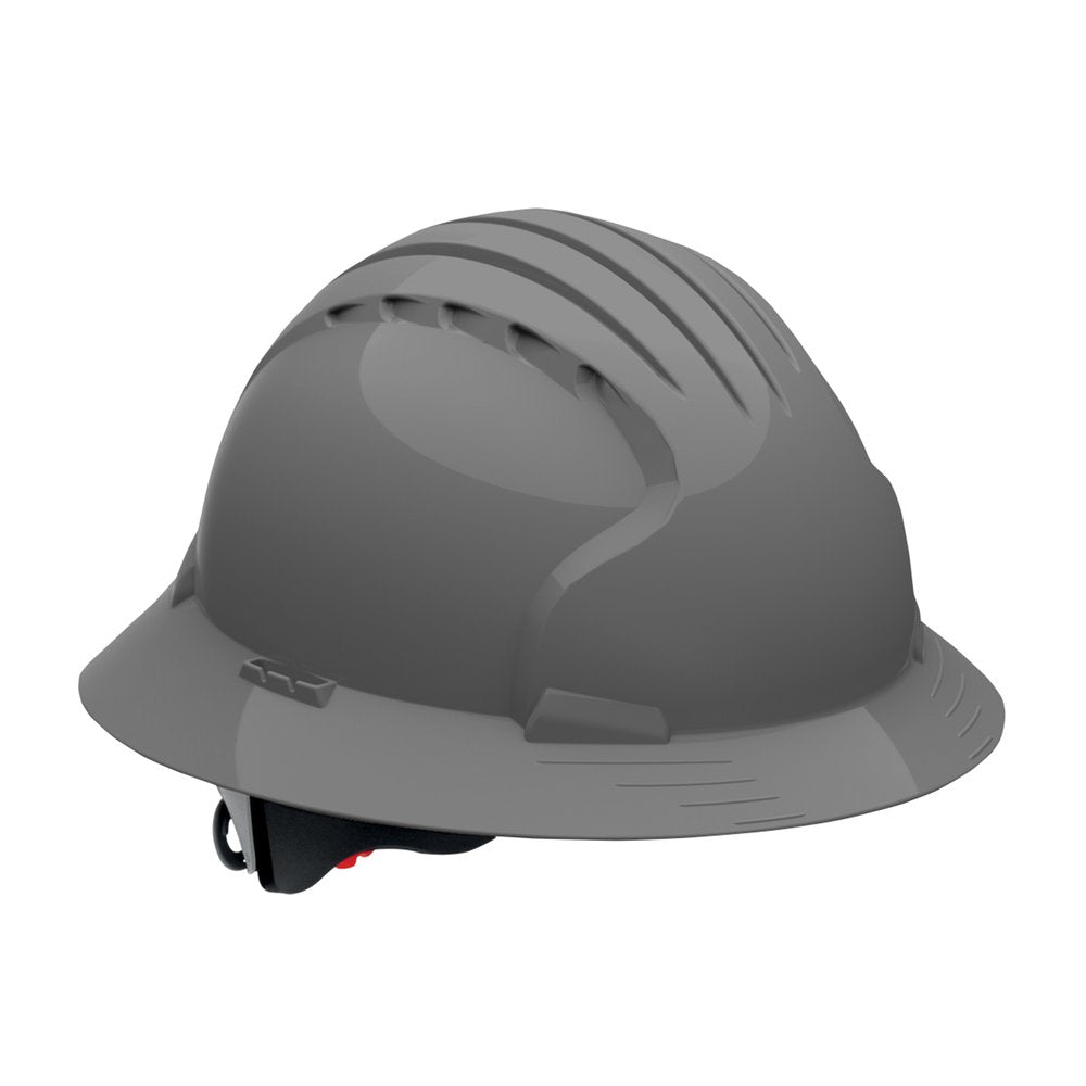 PIP FB Hard Hat W/HDPE Shell 6-PT Poly SUSP/WHL RAT, 10/Case