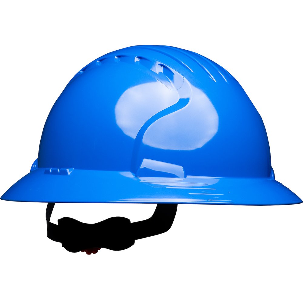 PIP FB Hard Hat W/HDPE Shell 6-PT Poly SUSP/WHL RAT, 10/Case