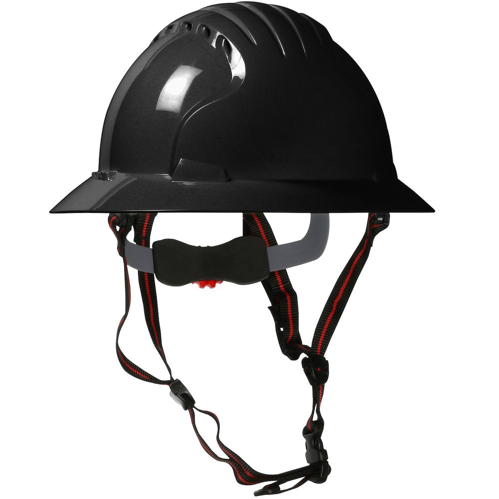 PIP Full Brim Helm Hdpe Shell 6-PT Suspension BLK