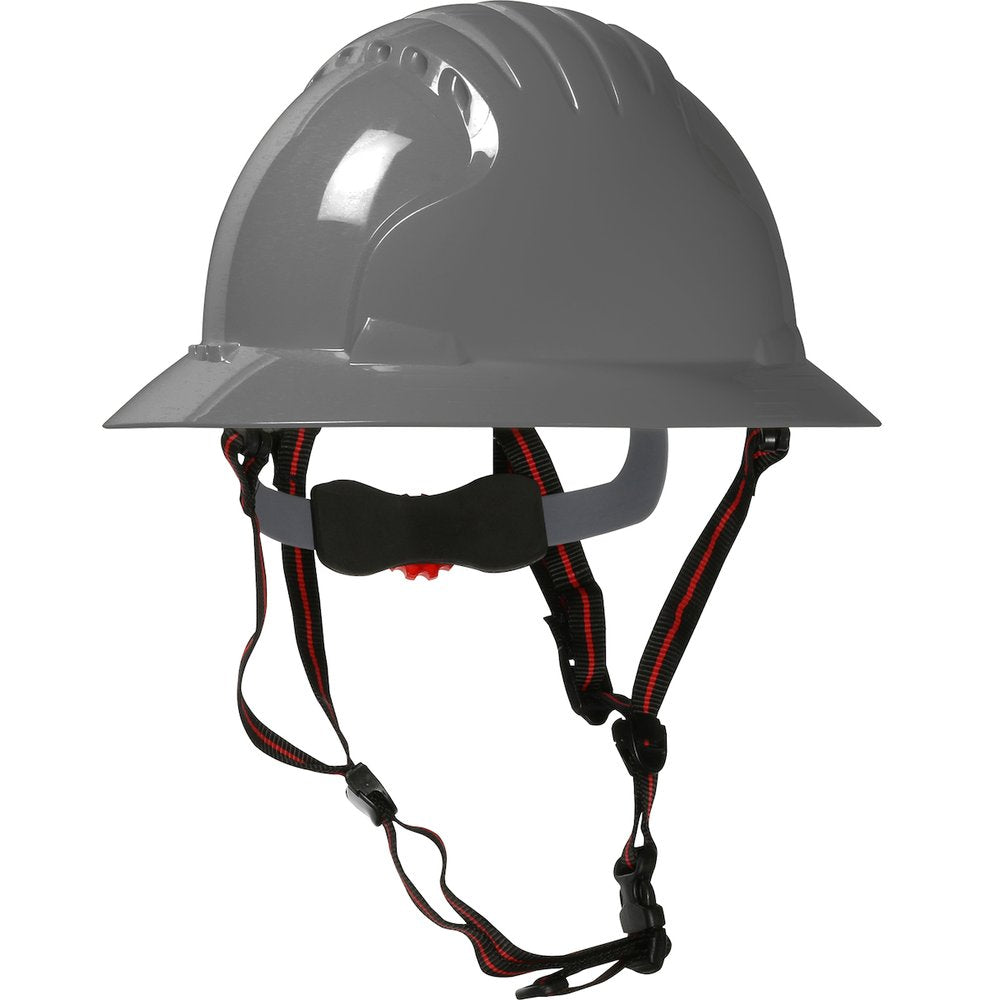PIP Full Brim Helm Hdpe Shell 6-PT Suspension GRY