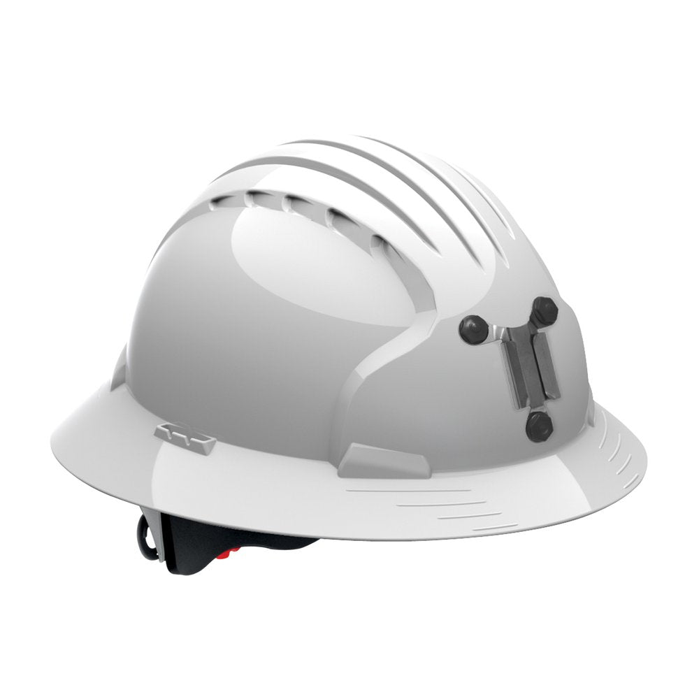 PIP Fullbrim Mine Hardhat Hdpe Shell 6-PT Poly. WHT