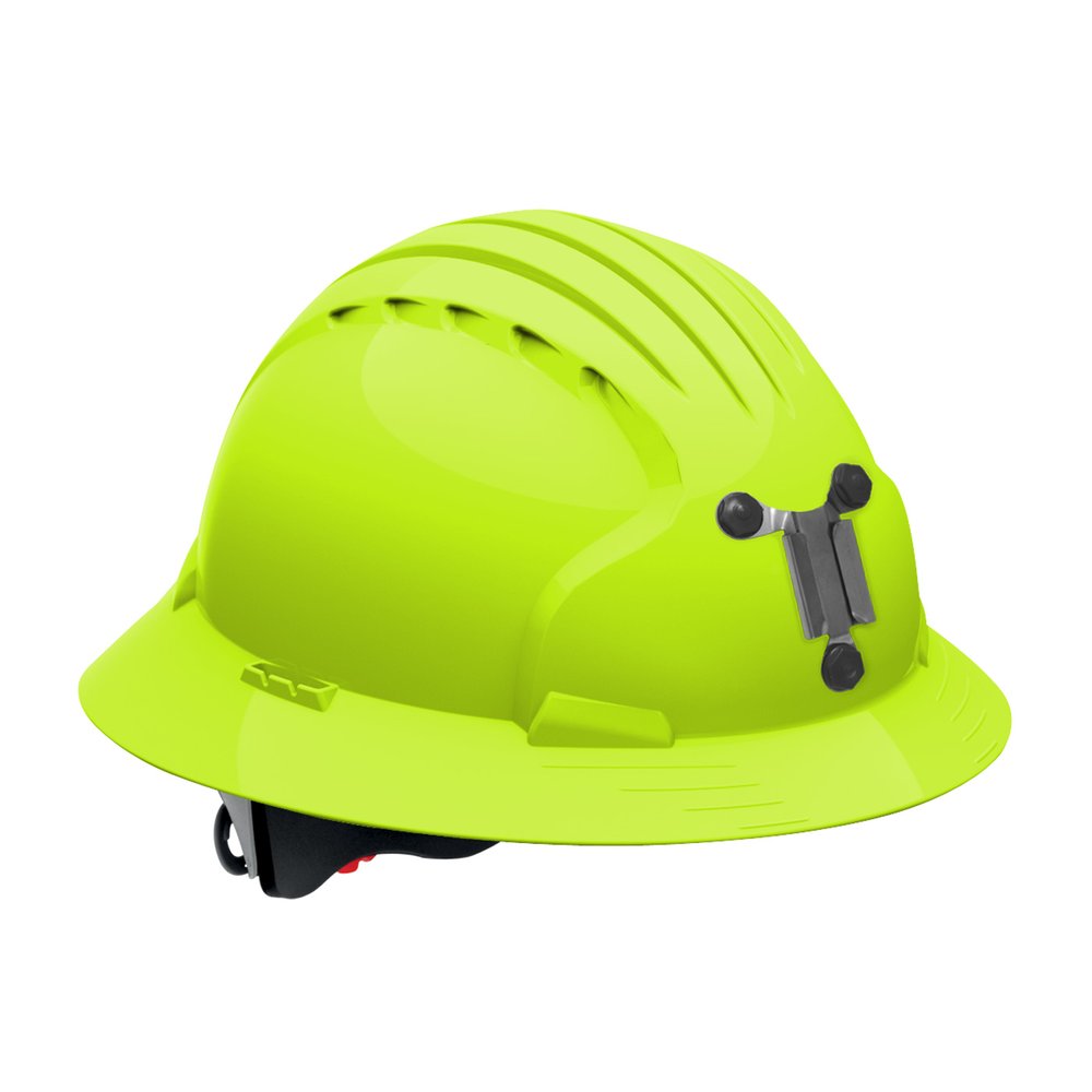 PIP Fullbrim Mine Hardhat Hdpe Shell 6-PT Poly. YEL