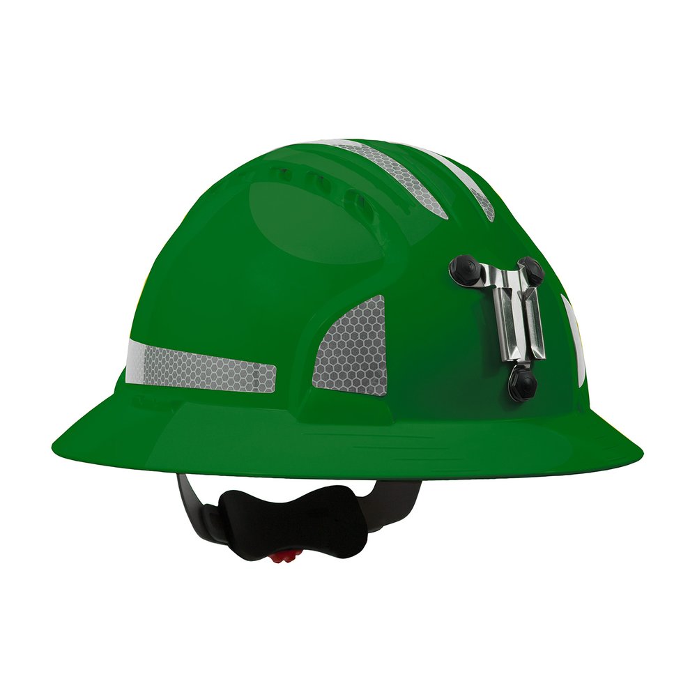 PIP Fullbrim Mining Hardhat R2 Reflective Kit GRN