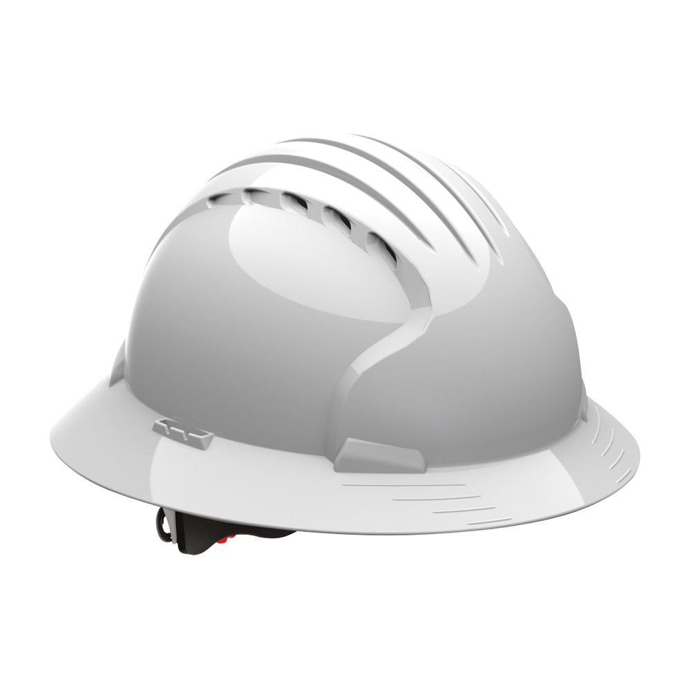 PIP Vented FB Hard Hat W/HDPE Shell 6-PT Poly Susp, 10/Case
