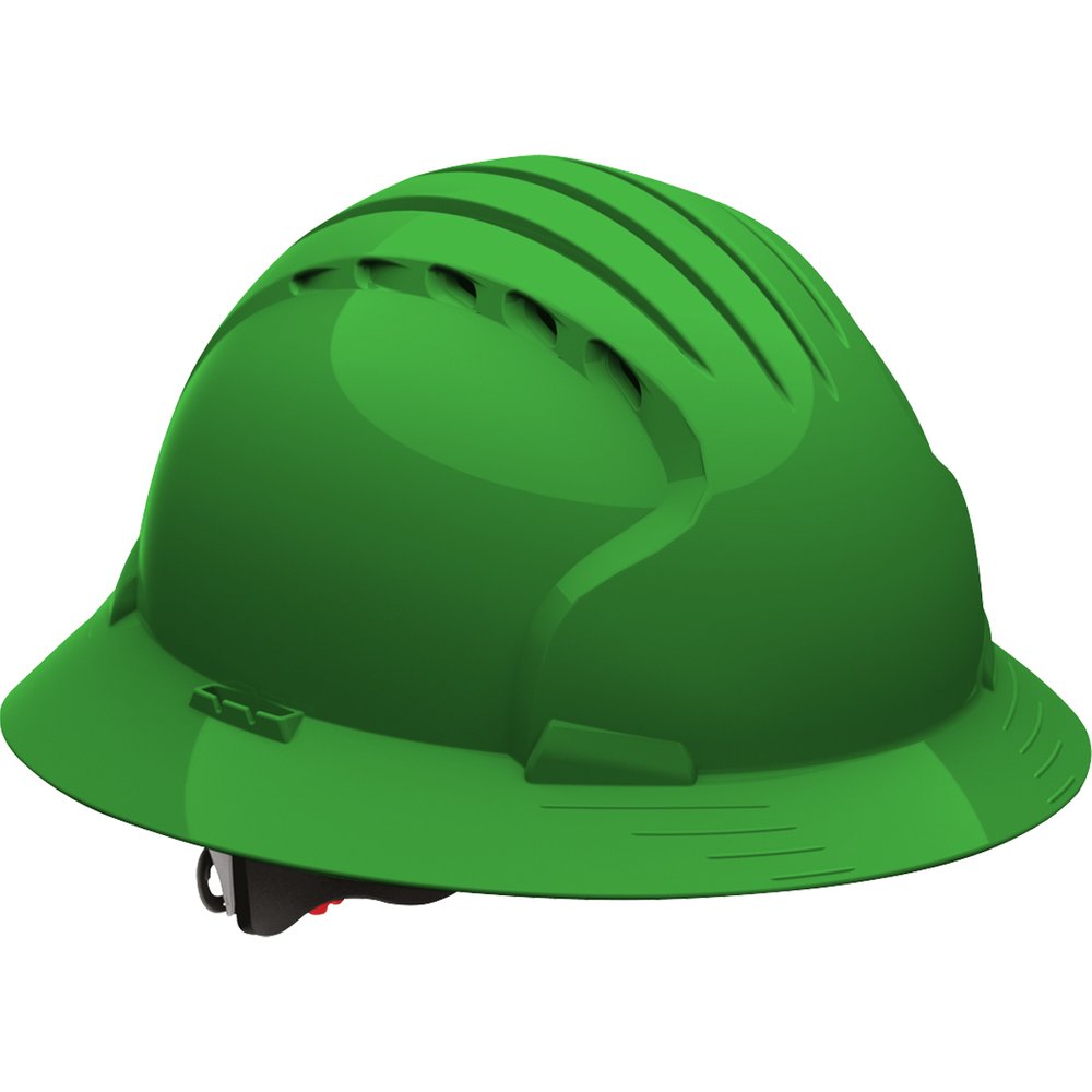 PIP Vented FB Hard Hat W/HDPE Shell 6-PT Poly Susp, 10/Case