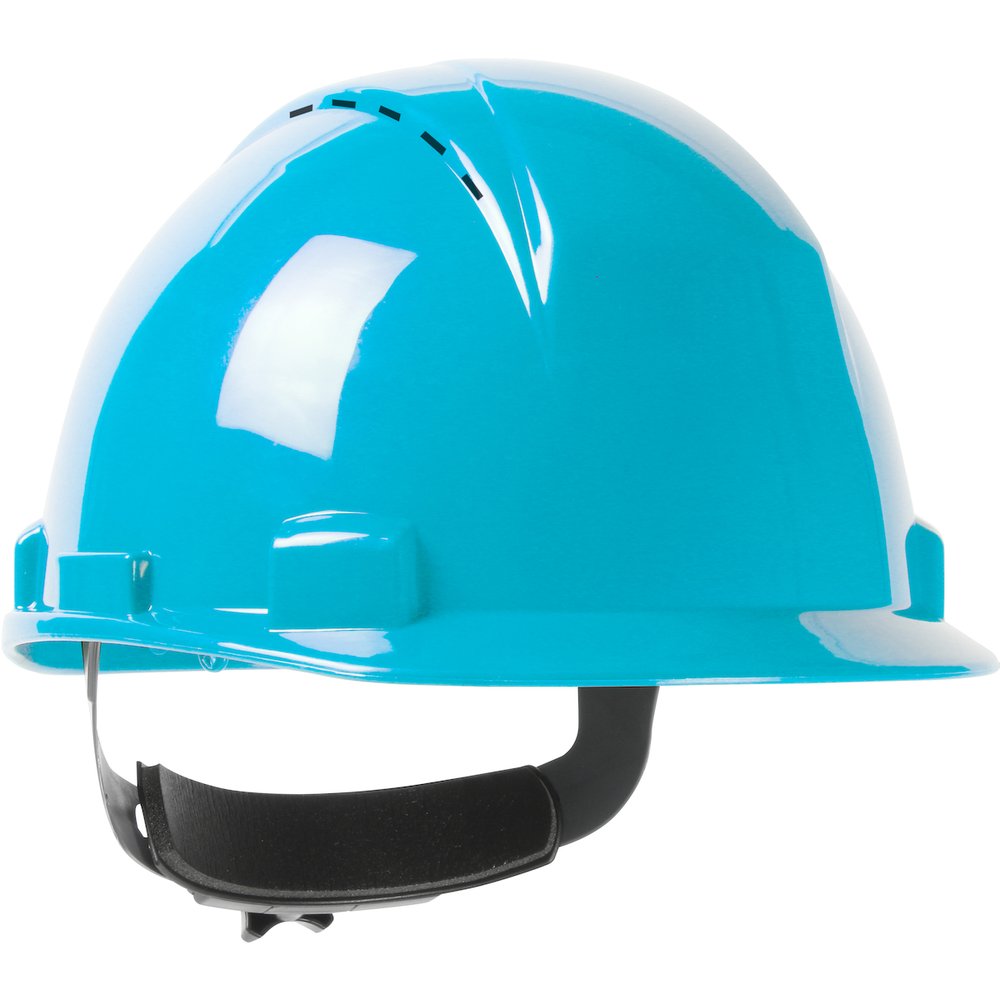 PIP Short Brim Vented Capstyle Hardhat Hdpe Lblu