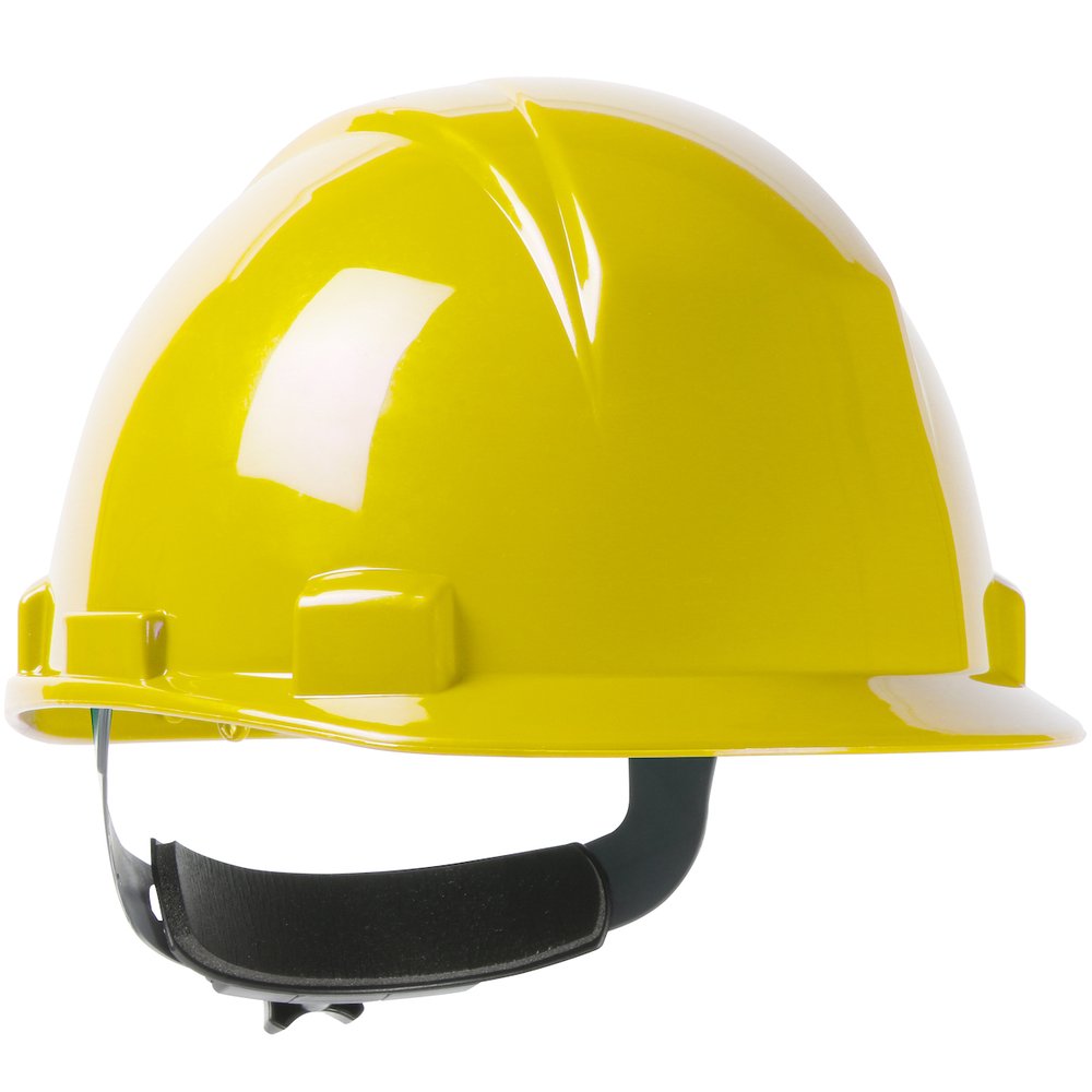PIP Type II Shortbrim Cap Style Hardhat Hdpe YEL