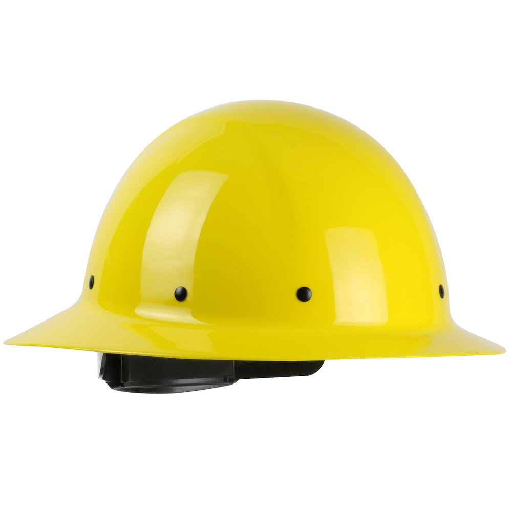 PIP Fullbrim Smooth Dome Hardhat Fiber Resin Shell