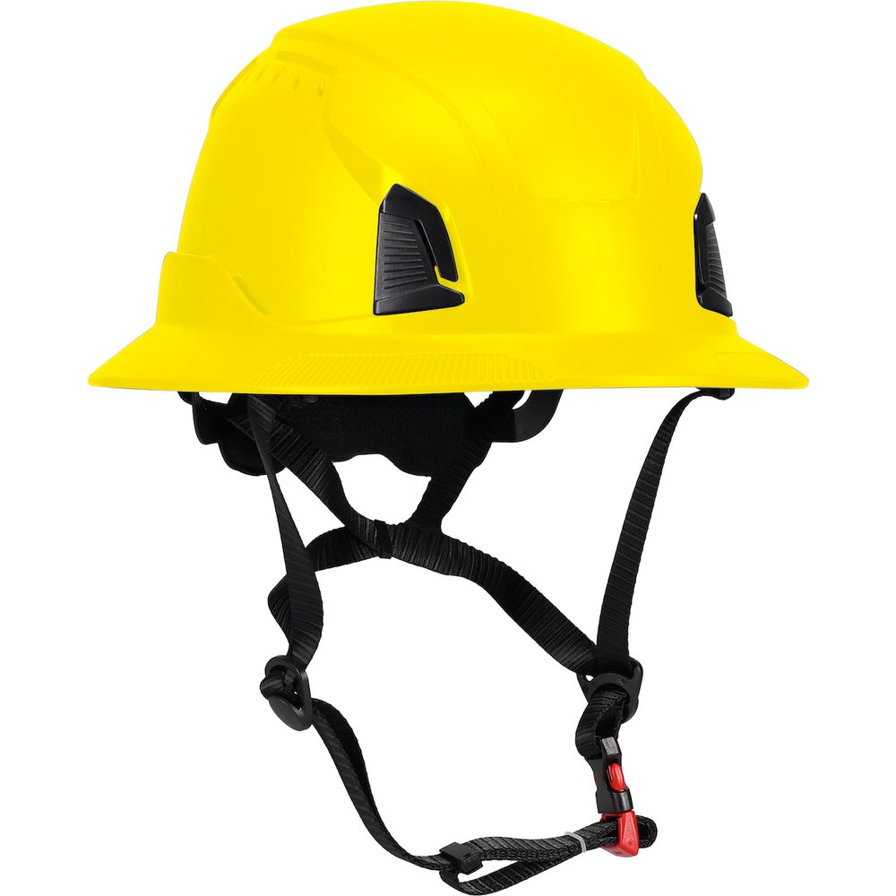 PIP Full Brim Vent Climb Helm EPS Foam Liner YEL