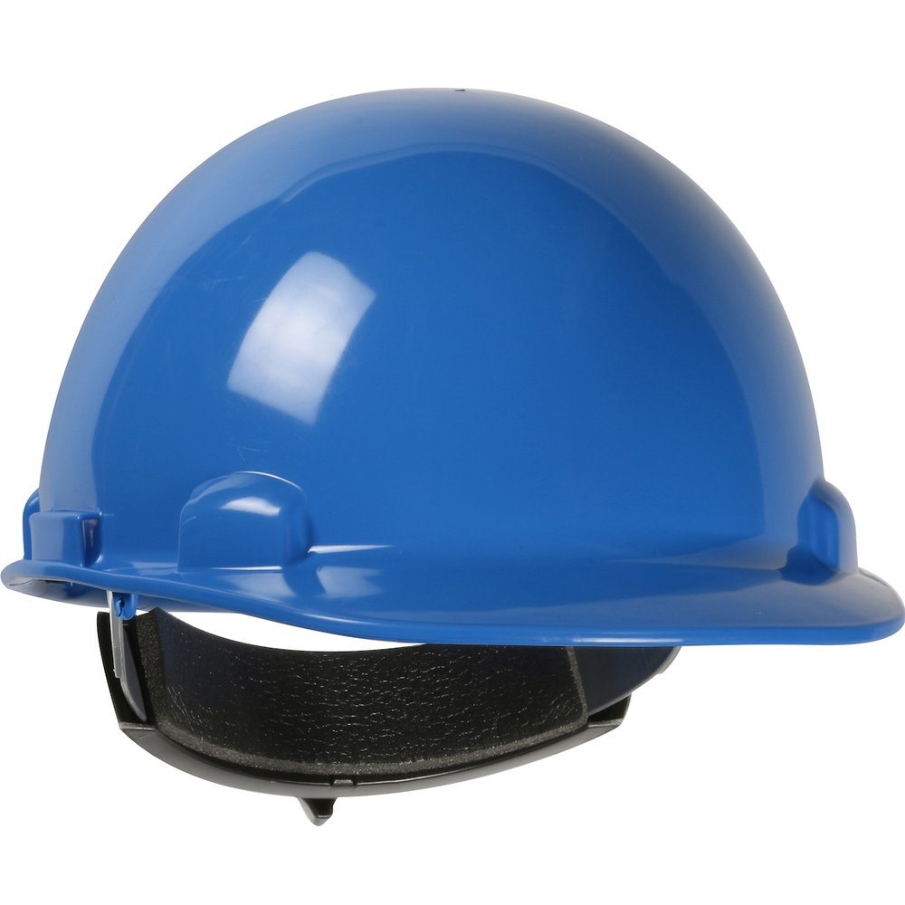 PIP Cap Style Smooth Dome Hardhat Hdpe Shell Sblu