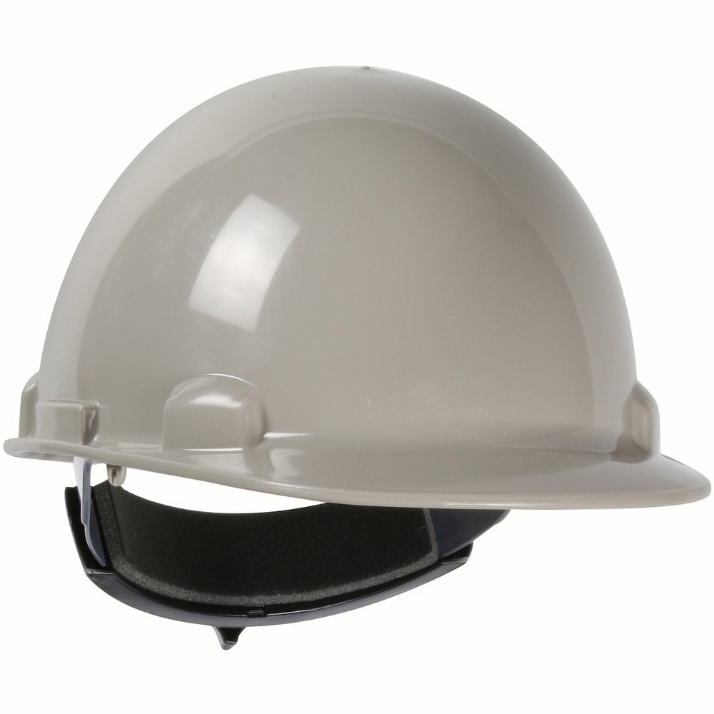 PIP Cap Style Smooth Dome Hardhat Hdpe Shell GRY